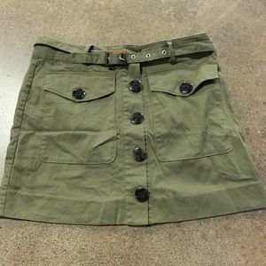 Rebecca Minkoff olive skirt size xxS